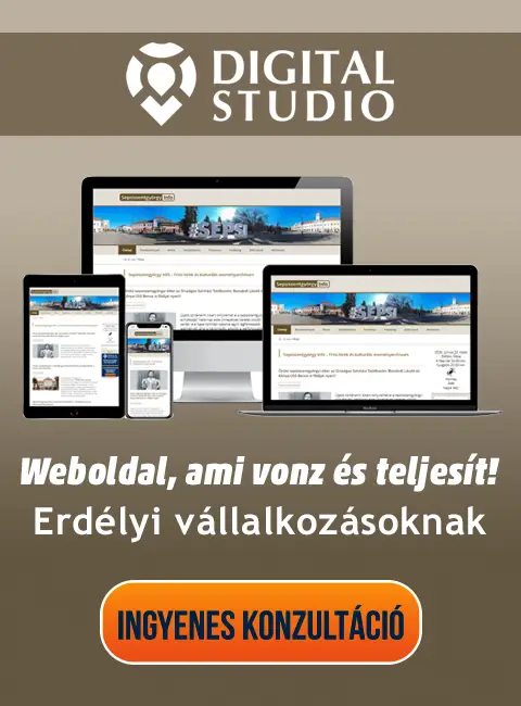 Digital Studio modern weboldal készítés és keresőoptimalizálás Erdélyi vállalkozásoknak