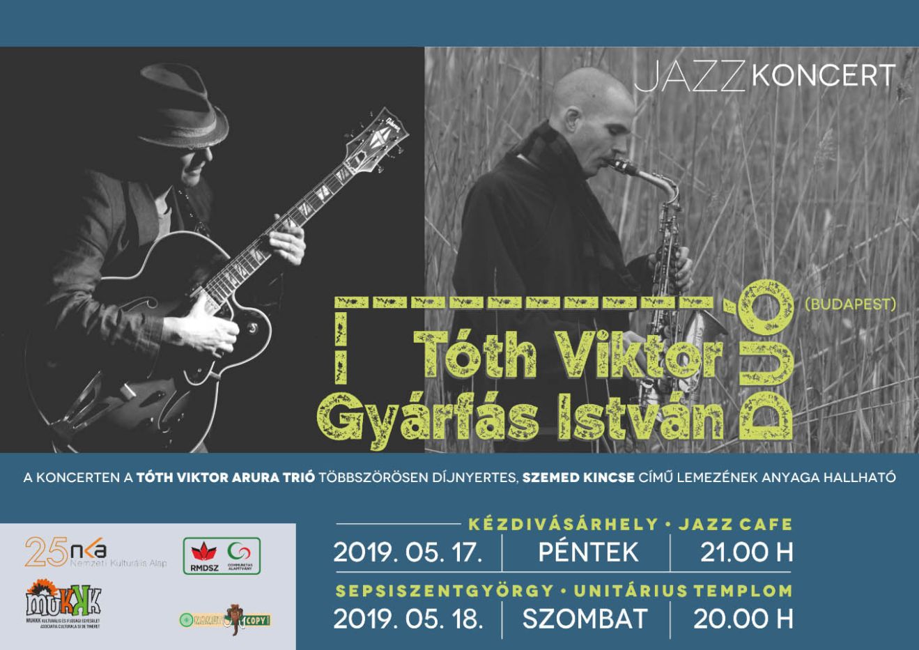 Tóth Viktor - Gyárfás István duó koncertje Sepsiszentgyörgyön