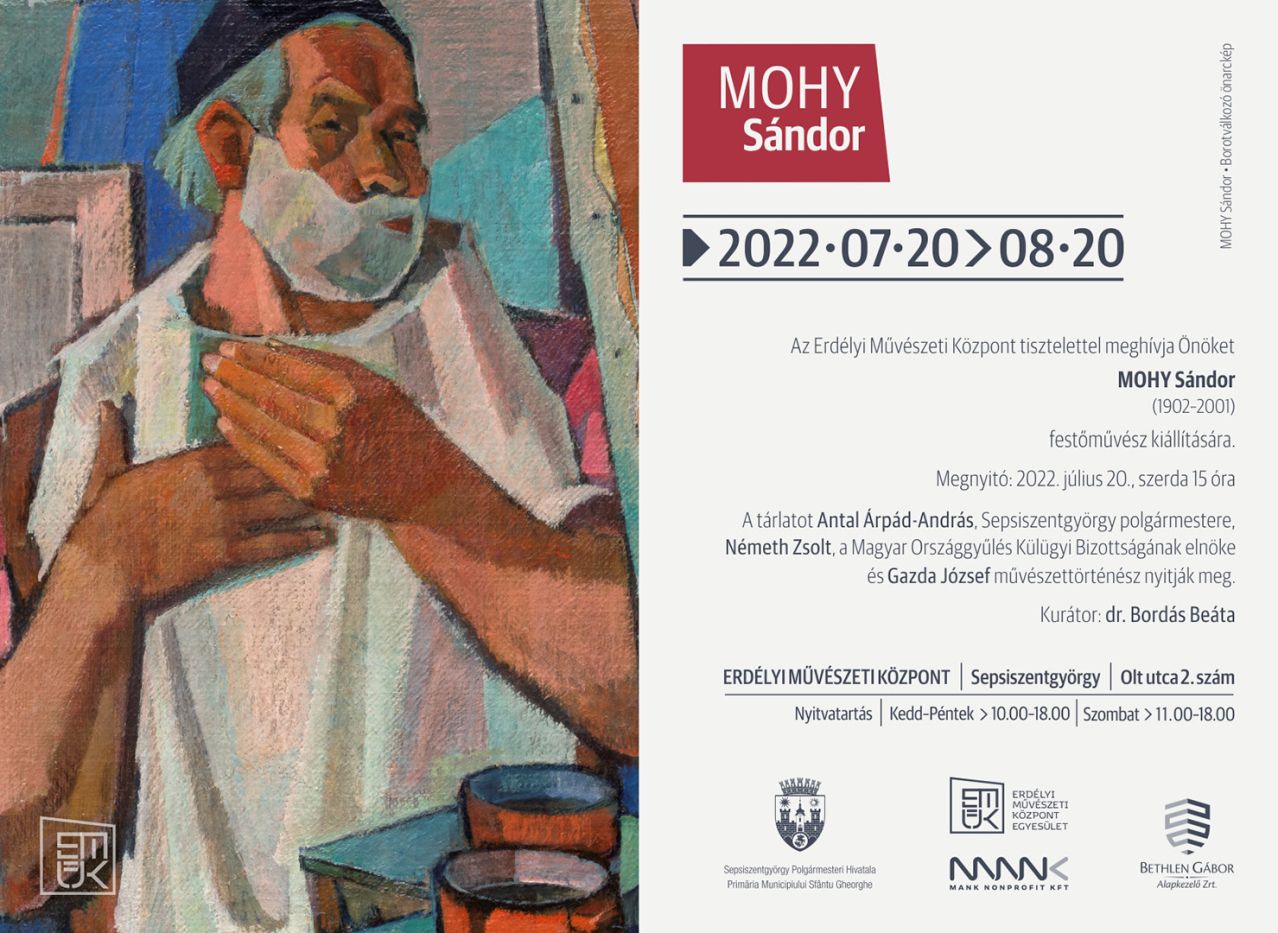 Mohy Sándor festőművész retrospektív kiállítása az Erdélyi Művészeti Központban