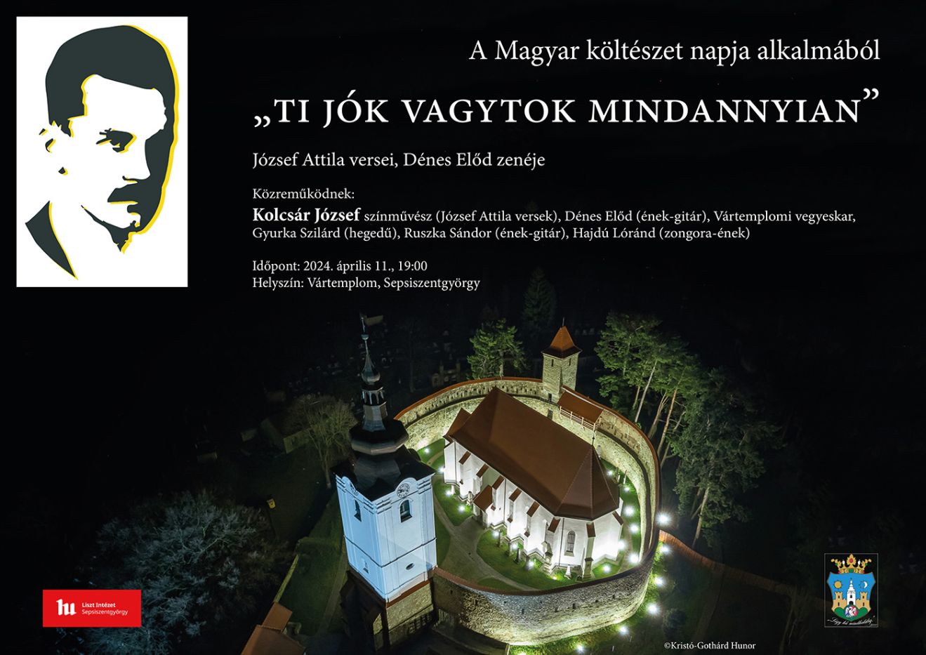 A magyar költészet napja a Sepsiszentgyörgyi Református Vártemplomban