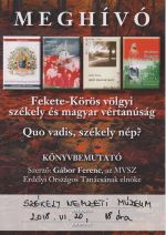 Fekete-Körös völgyi székely és magyar vértanúság