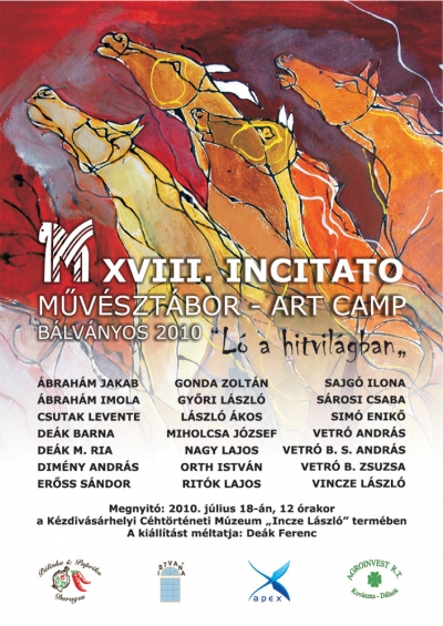 Vasárnap nyílik meg az Incitató alkotótábor zárókiállítása