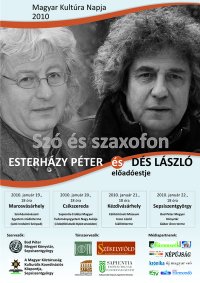 Szó és Szaxofon - Egy este Esterházy Péterrel és Dés Lászlóval