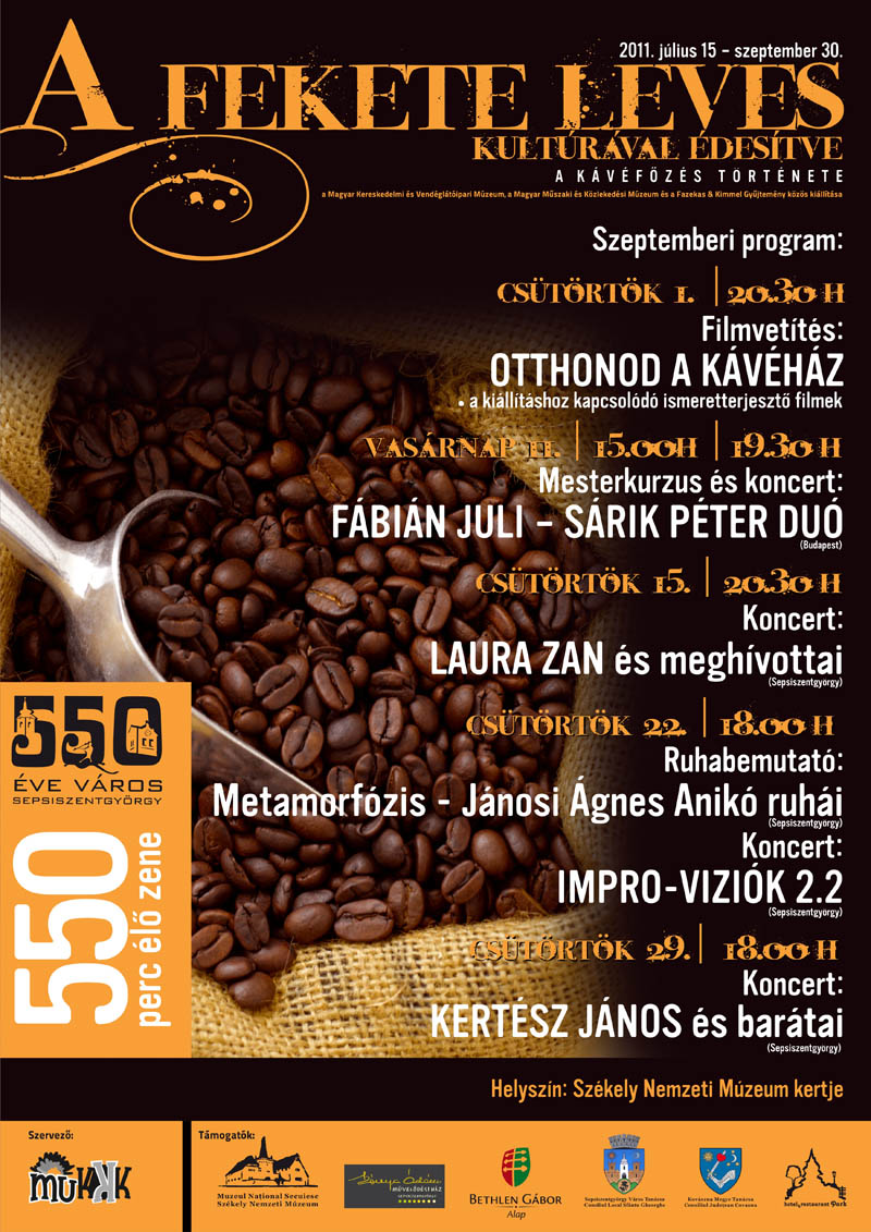 Kertész János és barátai – Zárórendezvény szeptember 29-én a Székely Nemzeti Múzeum Bartók termében.