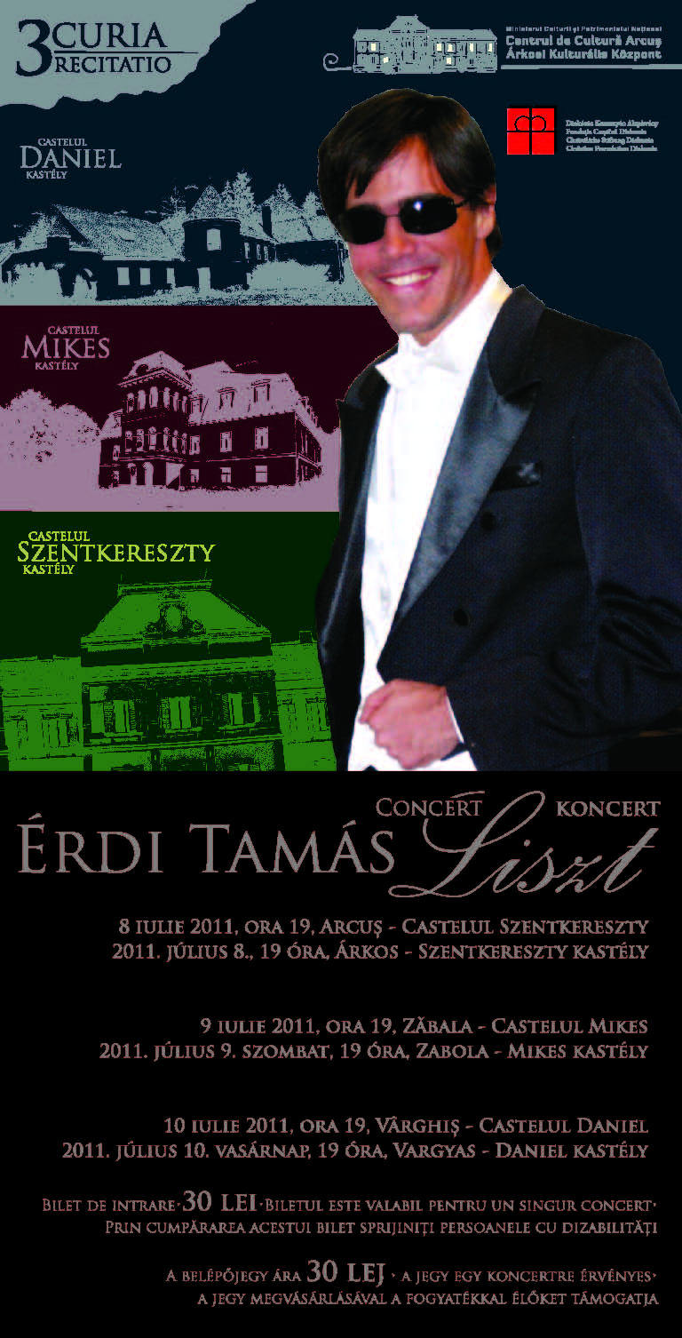 ÉRDI TAMÁS zongoraművész háromszéki koncertkörúton