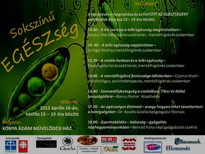 „SOKSZÍNŰ EGÉSZSÉG” – családi program az Egészség Világnapja kapcsán