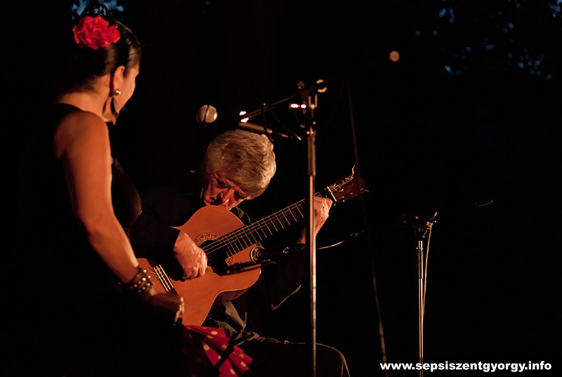 Flamenco koncert a Múzeumkertben