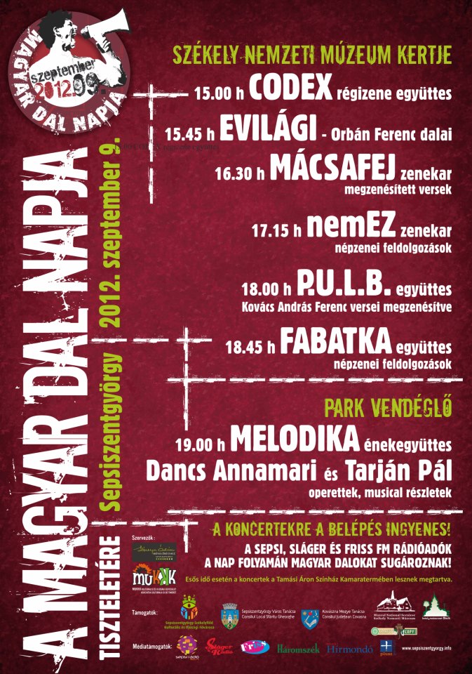 A Magyar Dal Napja Sepsiszentgyörgyön
