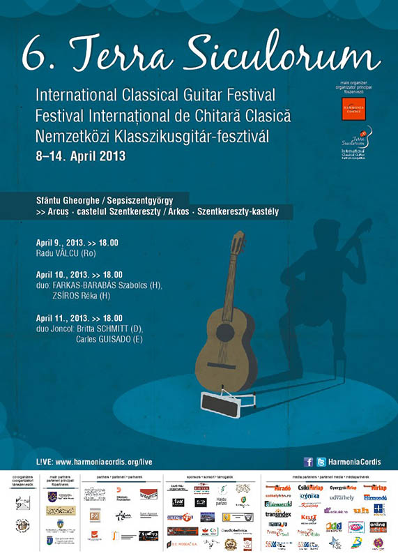 TERRA SICULORUM nemzetközi gitárfesztivál Árkosi koncertjei