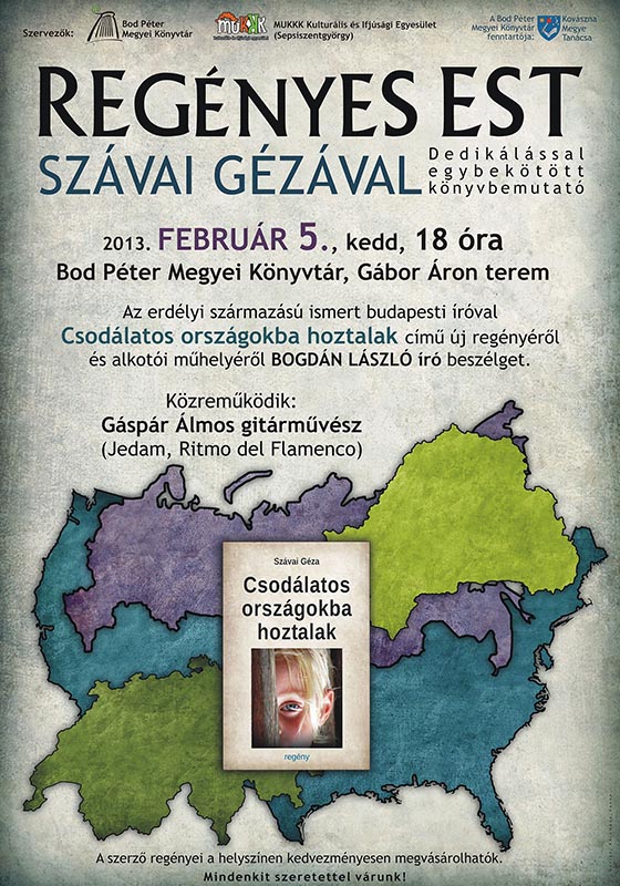 Regényes-zenés est Szávai Gézával