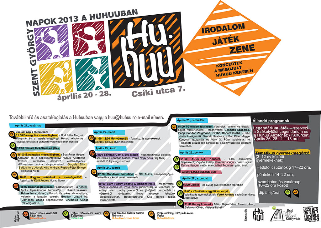 Vasárnap  indul a Szent György-napi járat a Huhuuban