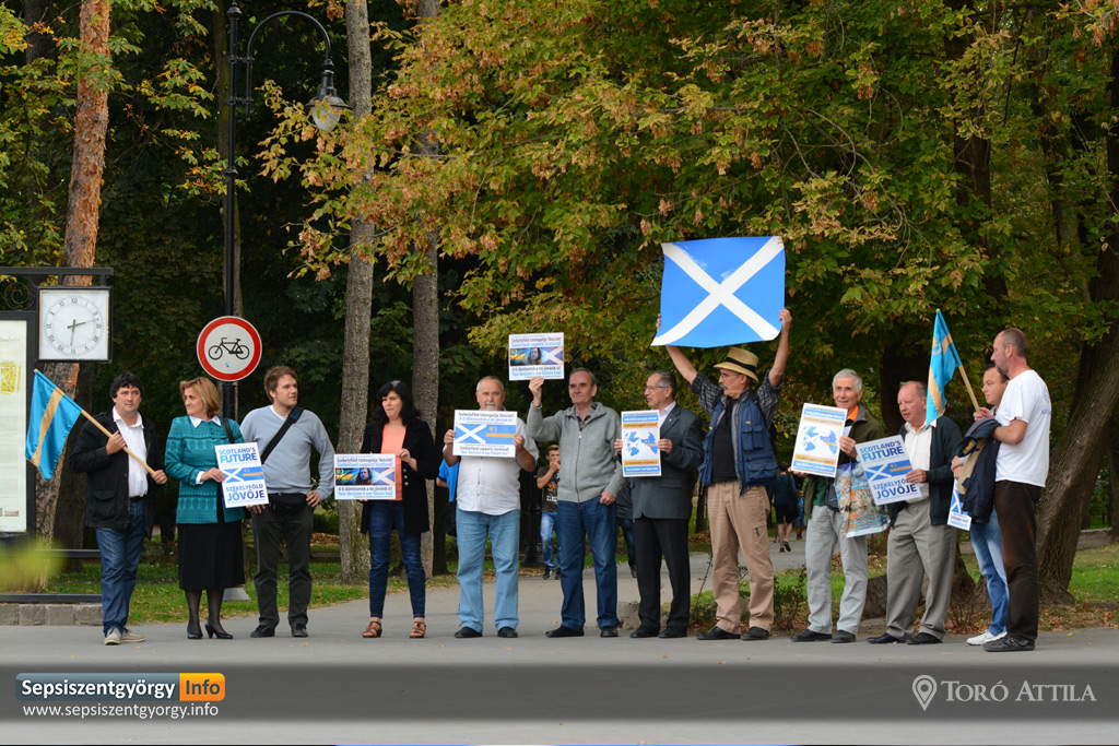 Hajrá Skócia! Villámcsődület az Erzsébet-parkban