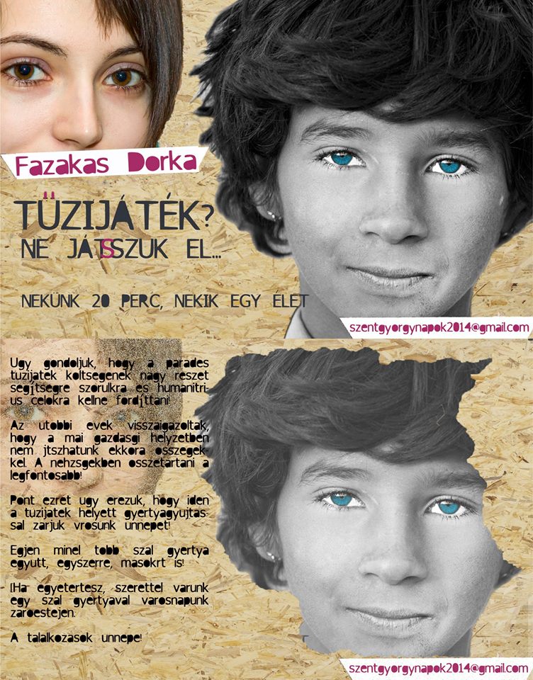 Szent György Napok: Gyertyás tiltakozásra hívja a városlakókat Fazakas Dorka