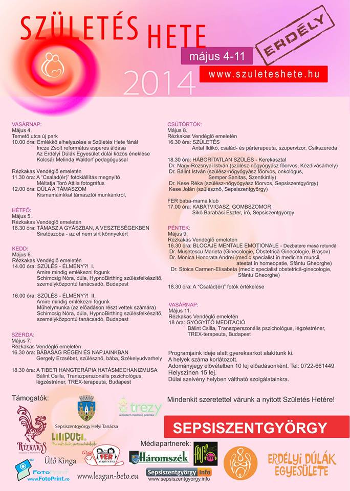 szuletes hete plakat