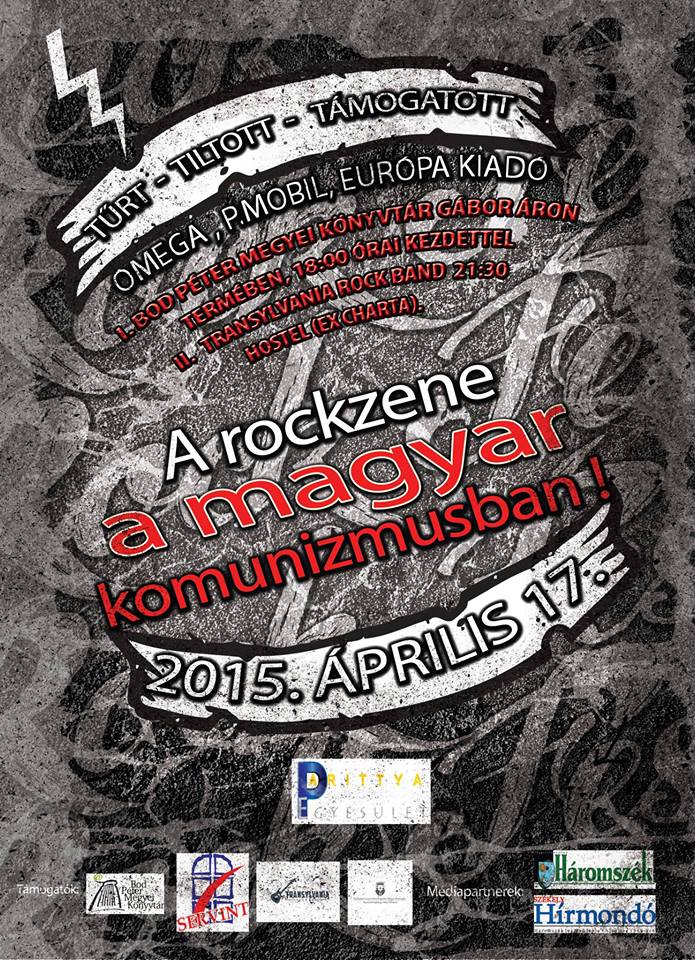 Előadás és koncert: Tűrt! Tiltott! Támogatott! A magyar rockzene a kommunizmusban