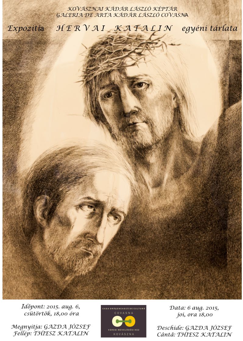 Hervai Katalin egyéni tárlata a kovásznai Kádár László Képtárban