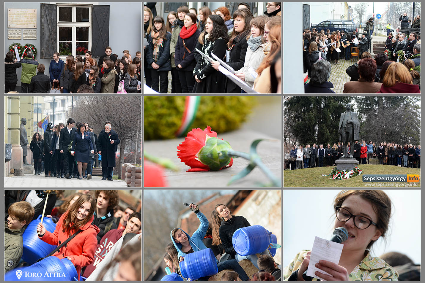 Fotóriport: Ünnepi megemlékezés az 1848–1849-es forradalom és szabadságharc tiszteletére