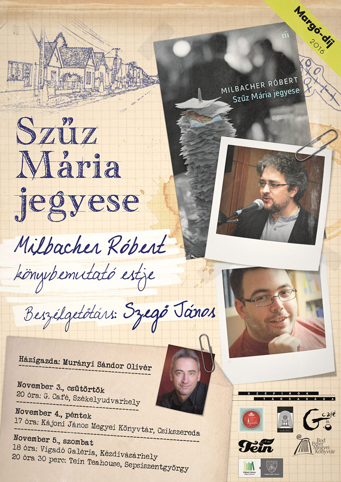Szűz Mária jegyese - Könyvbemutató és közönségtalálkozó Milbacher Róbert íróval