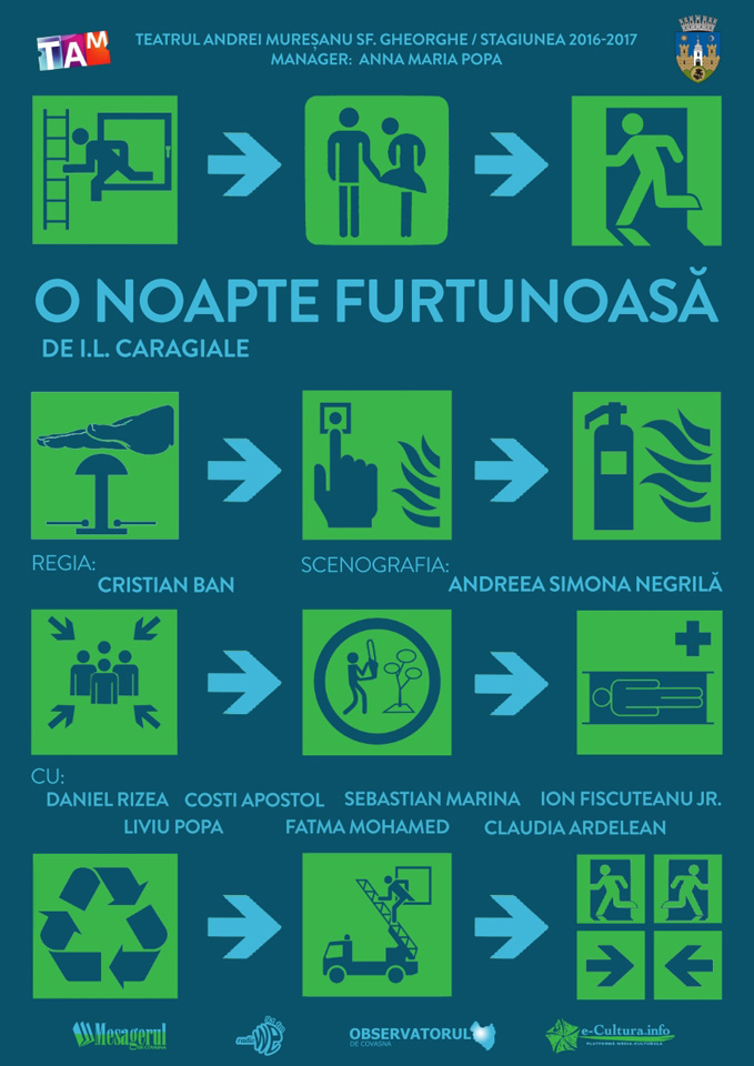 Zűrzavaros éjszaka - Az „Andrei Mureșanu” Színház új bemutatója