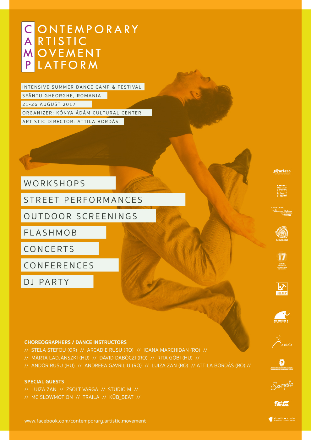 CAMP – Mozgásművészeti és kortárstánc tábor Sepsiszentgyörgyön