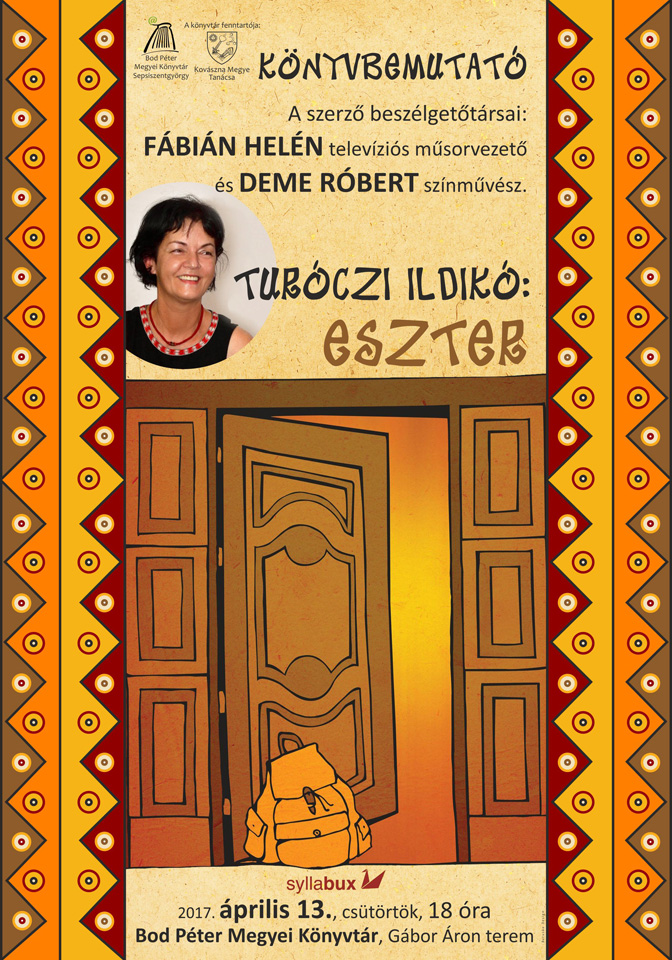 Turóczi Ildikó: Eszter - könyvbemutató a Bod Péter Megyei Könyvtárban