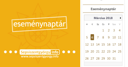 Eseménynaptárral bővült a sepsiszentgyorgy.info-portál