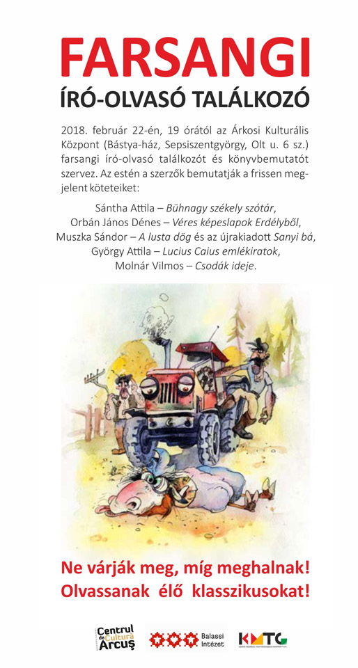 farsangi iro olvaso talakozo