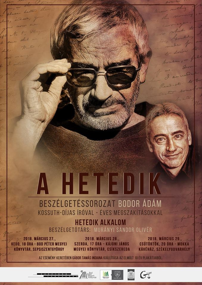 A hetedik – közönségtalálkozó Bodor Ádám Kossuth-díjas íróval