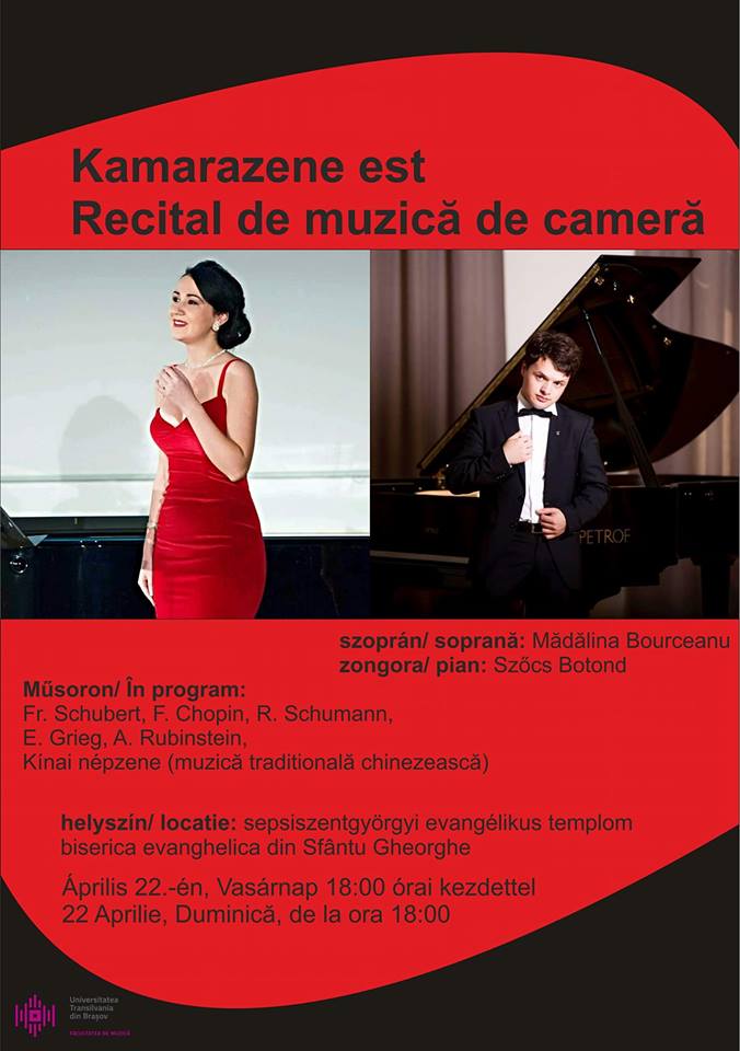 Kamarazene est a  sepsiszentgyörgyi evangélikus templomban