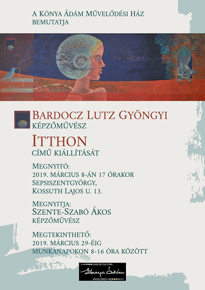 Bardocz Lutz Gyöngyi képzőművészeti tárlata a Kónya Ádám Művelődési Házban