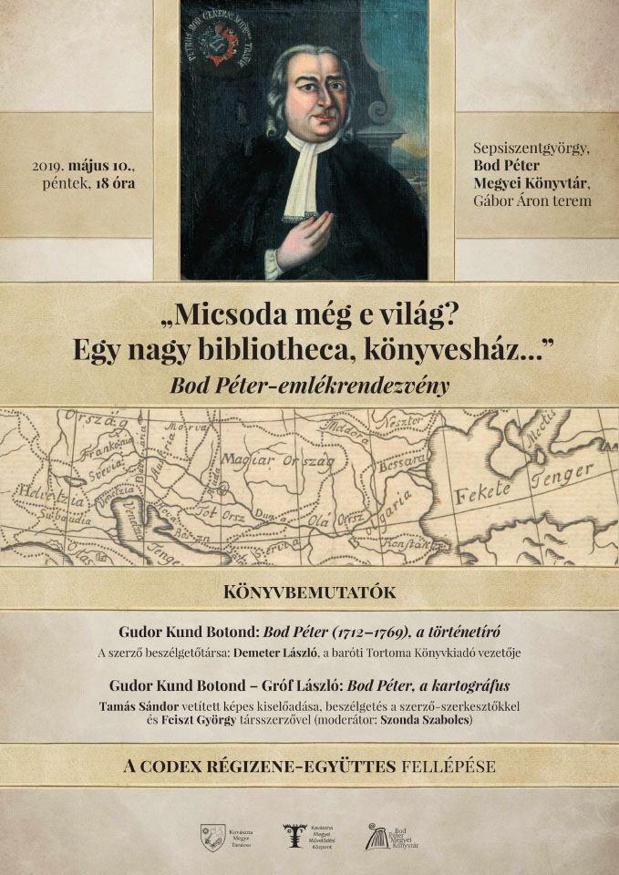 Bod Péter-emlékrendezvény, kettős könyvbemutatóval