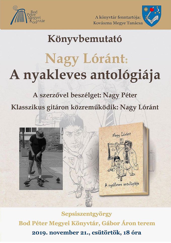 Könyvbemutató - Nagy Lóránt: A nyakleves antológiája