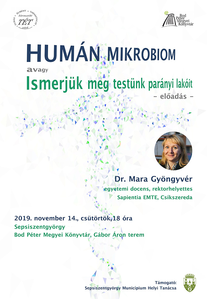 Háromszéki TÉT-estek: Dr. Mara Gyöngyvér biológus előadása