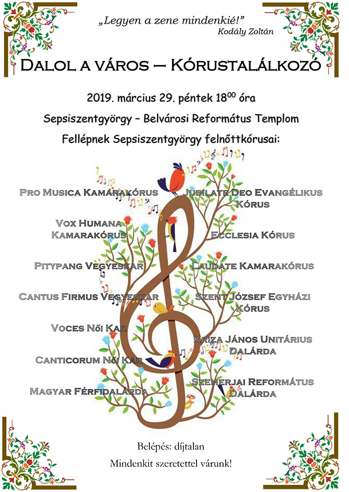 Dalol a város – Kórustalálkozó