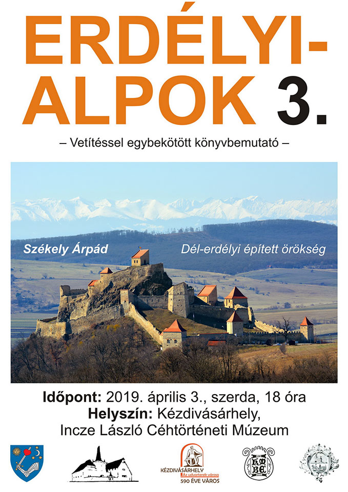 Könyvbemutató és vetítéssel egybekötött előadás Kézdivásárhelyen és Sepsiszentgyörgyön