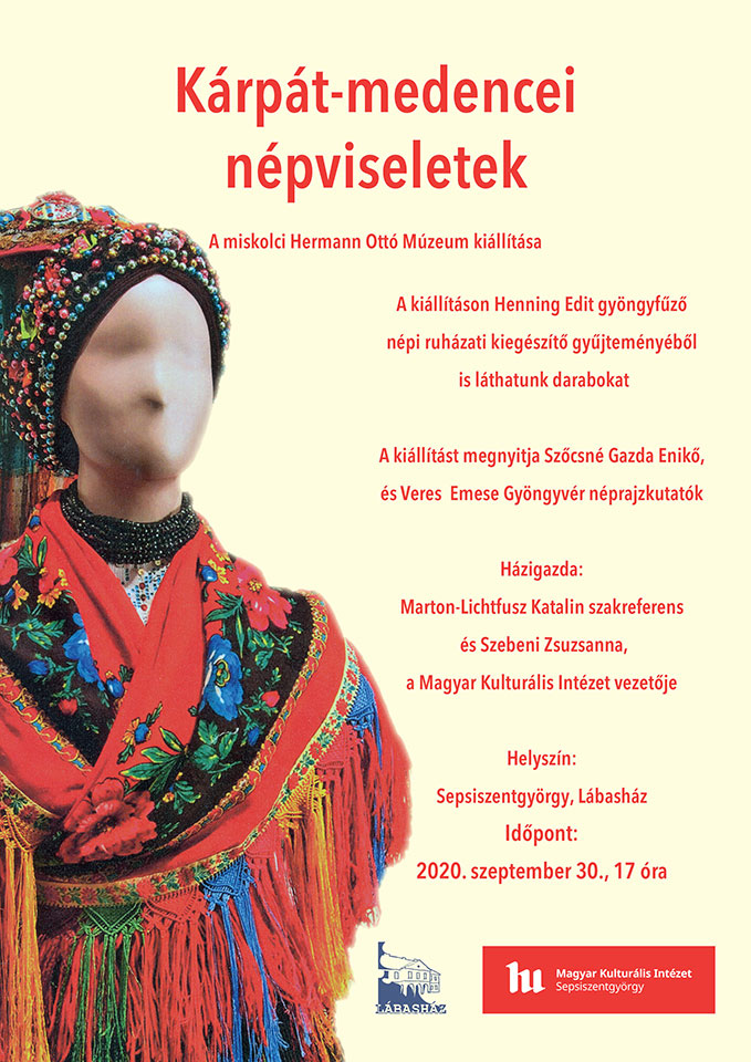 Kárpát-medencei népviseletek – a  miskolci Hermann Ottó Múzeum kiállítása a Lábas Házban