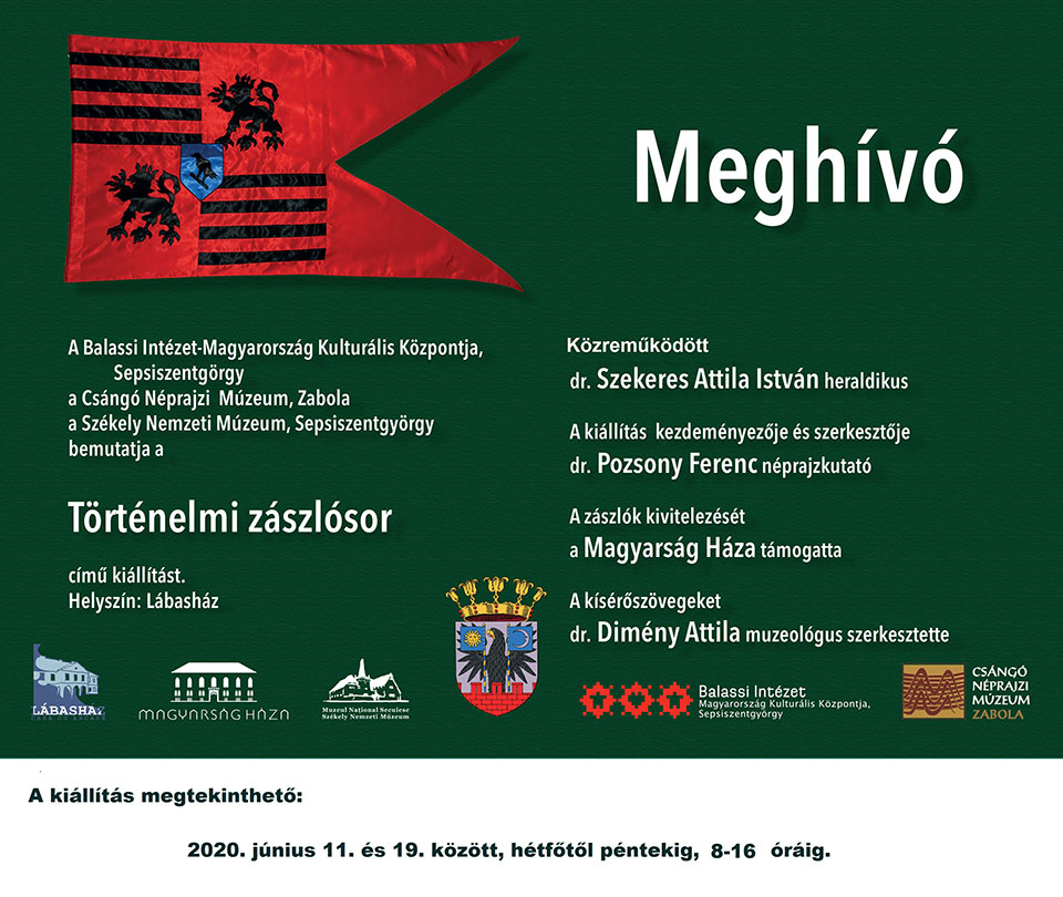 Június 19-ig látogatható a Történelmi Zászlósor kiállítás a Lábasházban
