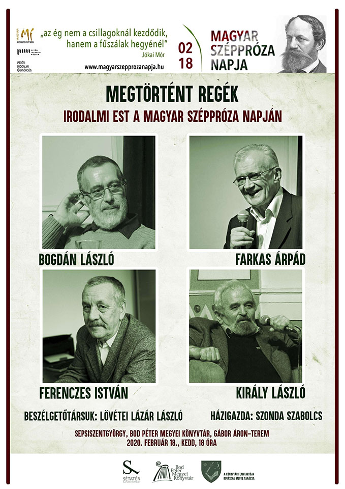 Megtörtént regék - irodalmi est A Magyar Széppróza Napján