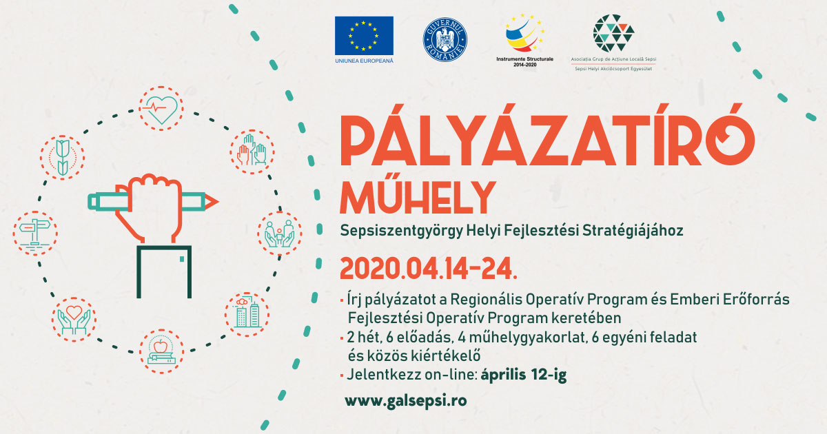 Pályázatíró műhely – Sepsiszentgyörgy Helyi Fejlesztési Stratégiájához
