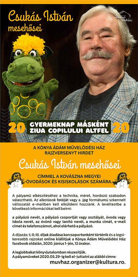 Rajzverseny - Csukás István mesehősei című rajzpályázat