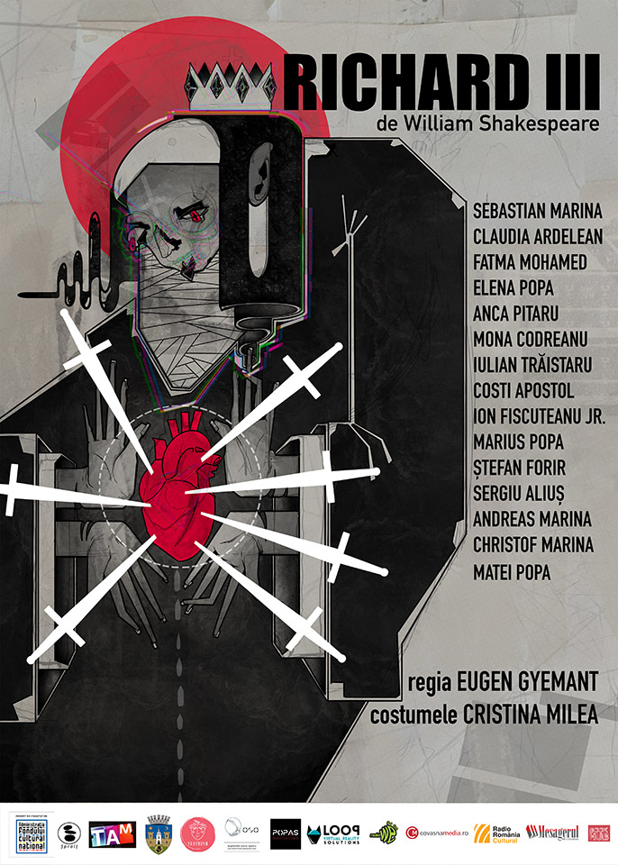 „III. Richárd” kettős perspektívában – Bemútató az Andrei Mureșanu Színházban
