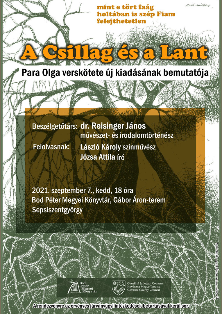 Para Olga: A Csillag és a Lant – Könyvbemutató
