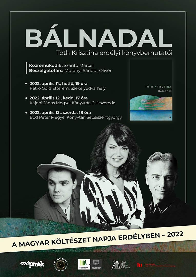 Tóth Krisztina Sepsiszentgyörgyön - Könyvbemutató: Bálnadal – A magyar költészet napja Erdélyben 2022