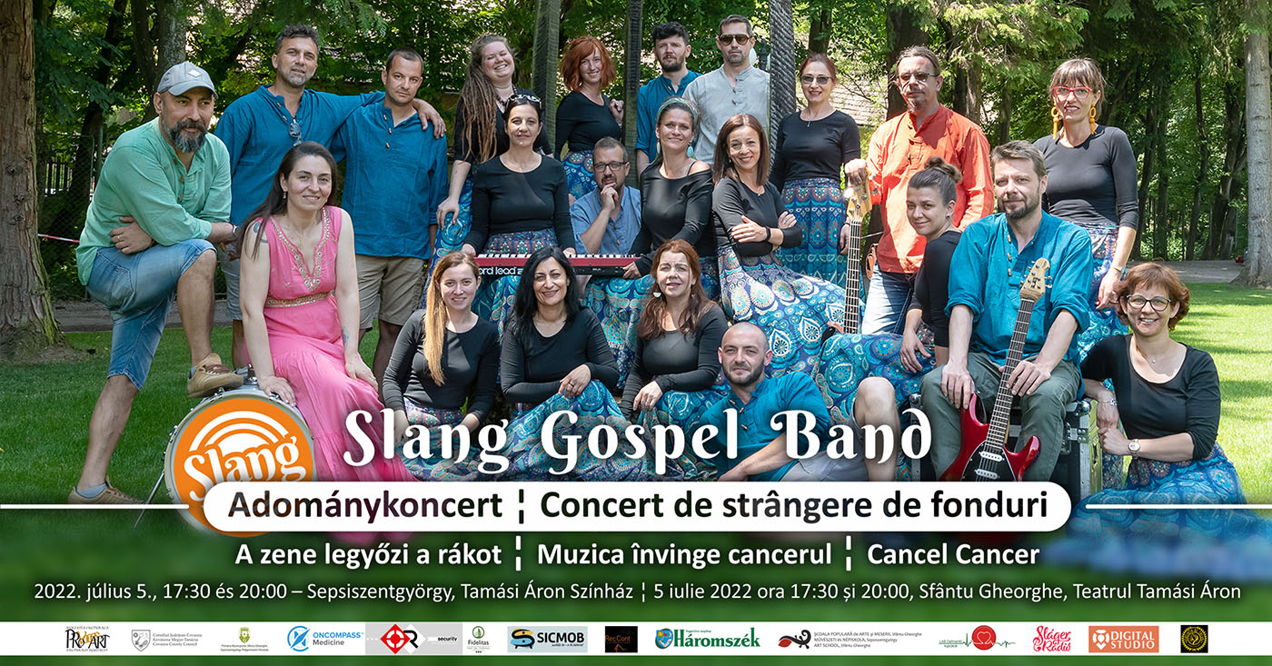 A zene legyőzi a rákot – a Slang Gospel-Band adománygyűjtő koncertje