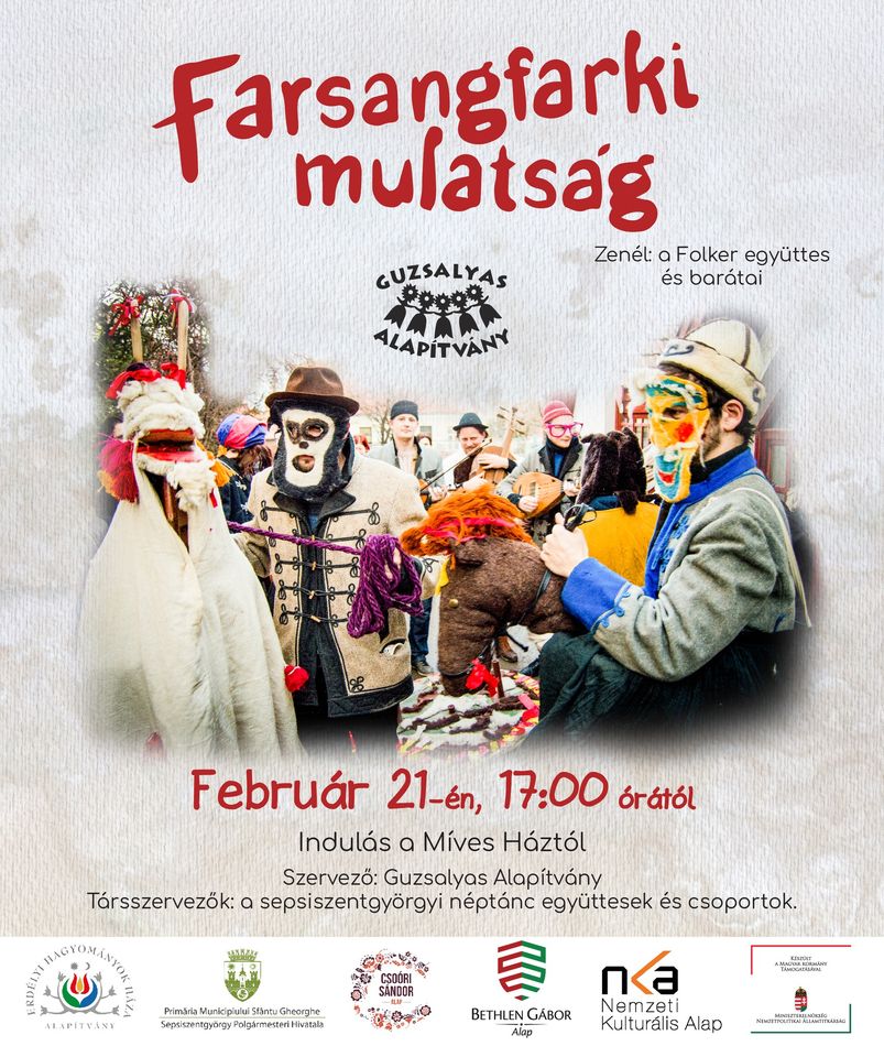 Farsangi felvonulás és mulatság Sepsiszentgyörgyön Farsangi felvonulás és mulatság Sepsiszentgyörgyön
