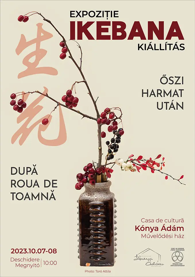 „Őszi harmat után” - a Kiss Béla Ikebana Kör kiállítása