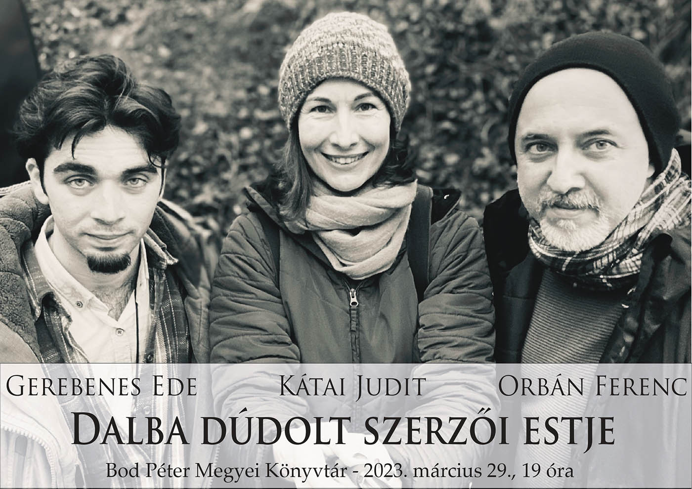 Dalba dúdolt szerzői est a Bod Péter Megyei Könyvtárban