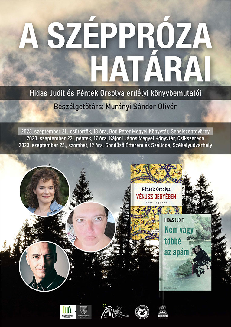 A széppróza határai - Hidas Judit és Péntek Orsolya erdélyi könyvbemutatói