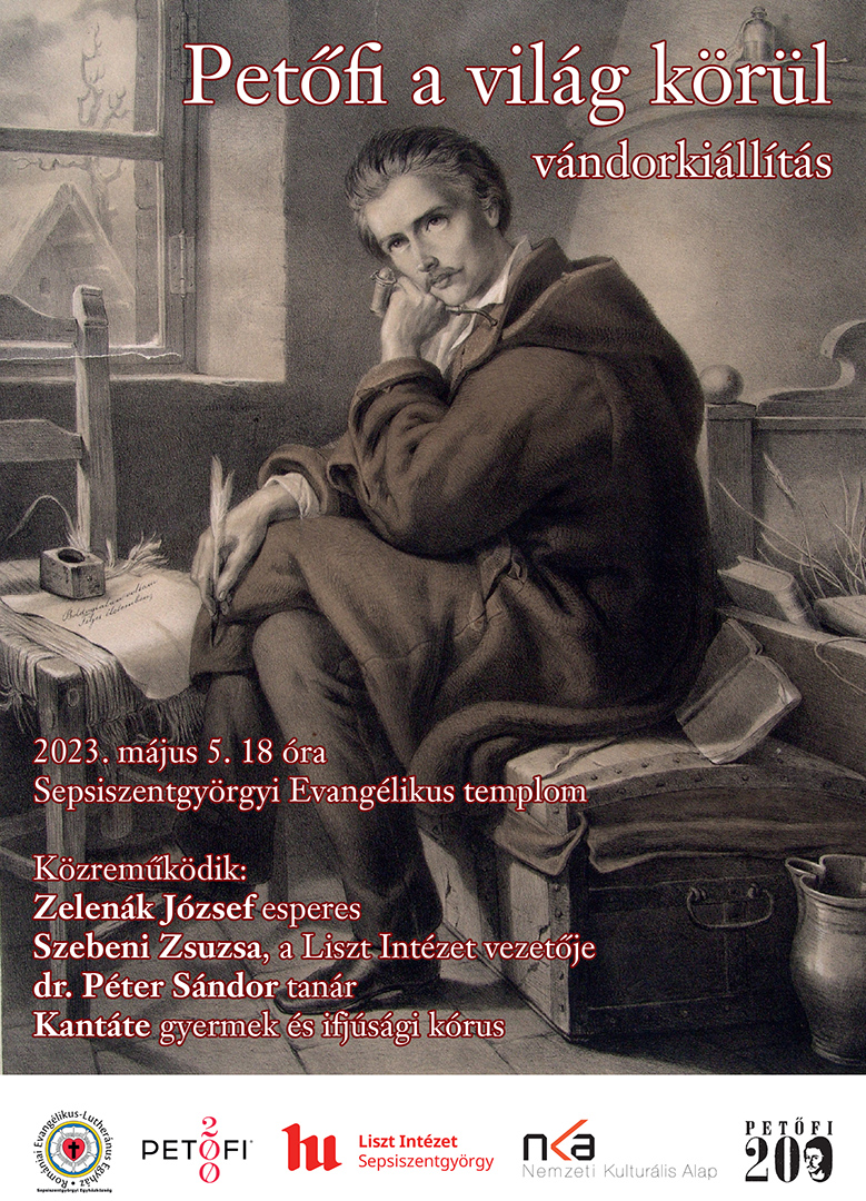 Petőfi a világ körül című vándorkiállítás Sepsiszentgyörgyön