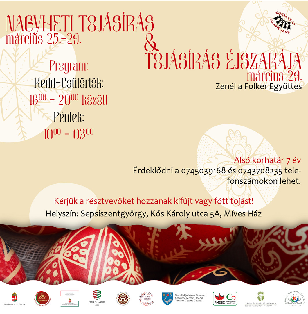  Tojásírás éjszakája a Guzsalyasnál 